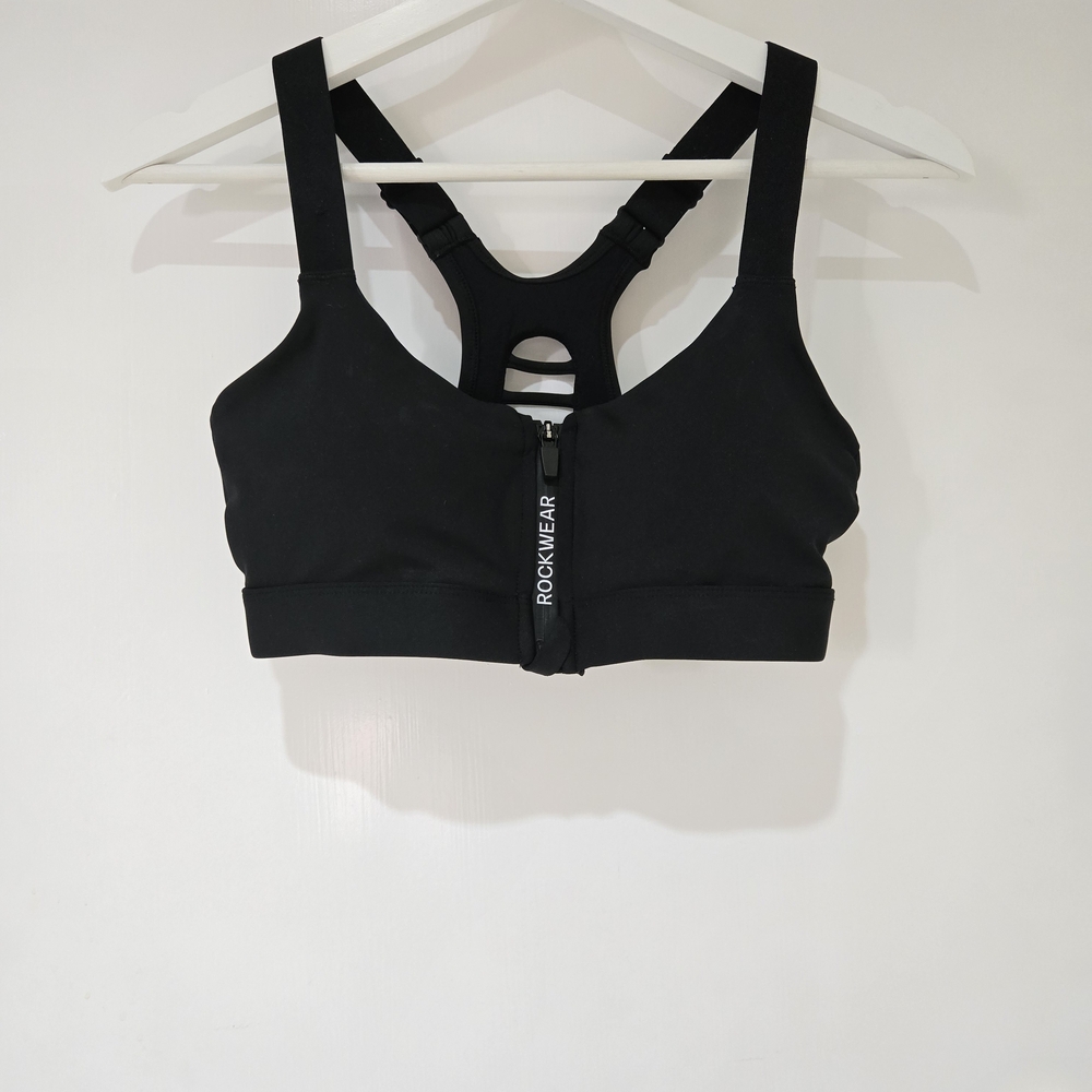 NWOT Rockwear Black Sports Bra